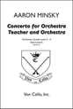 Concerto for Orchestra Teacher and Orchestra Orchestra sheet music cover